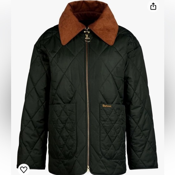 Barbour Women's Woodhall Quilted Jacket, Sage/Ancient - Picture 3 of 8